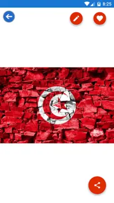 Tunisia Flag Wallpaper Flags, android App screenshot 1